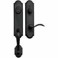 Delaney Designer Castille Handleset - Single Cylinder, Aged Black 660809